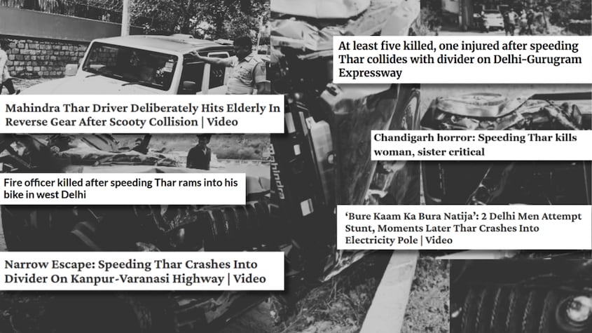 In recent years, the Thar has earned an unintended reputation as the chosen chariot of the brash and unruly.