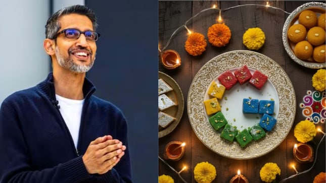 His photo is quickly going viral, with followers of Google and Pichai commenting "Happy Diwali" on his posts.