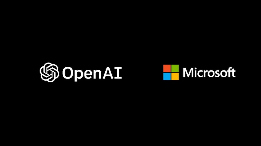 OpenAI and Microsoft sign an agreement.