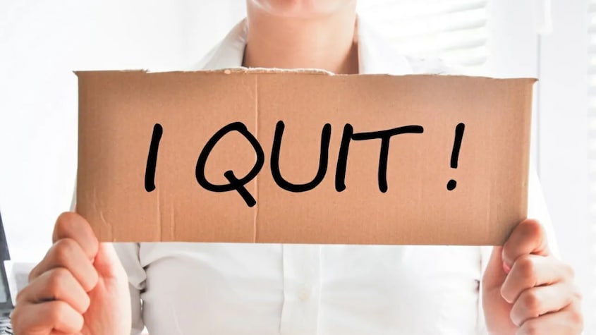 Man quits marketing job after management restructures salary without notice.