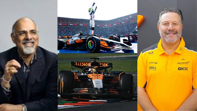 Mastercard’s Raja Rajamannar with McLaren Racing CEO Zak Brown — in a new era of speed, storytelling, and fandom. As McLaren’s papaya car blazes across circuits and Lando Norris clinches victory at the Mexico GP, making it McLaren's first Mexico win since 1989. The team’s new title partnership with Mastercard shifts Formula One into high gear, on track and beyond.