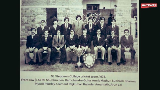 “Before he gave a voice to modern India's brands, he was a Stephanian — full of life, laughter, and an earthy wit — and (as the pic confirms) a pretty good college cricketer as well.” Said Tharoor.