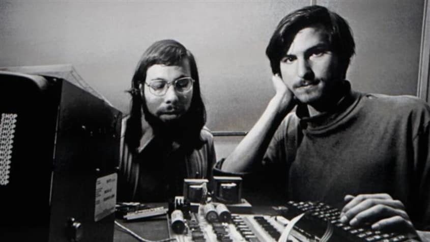 Steve Jobs and Steve Wozniak. Image: Reuters