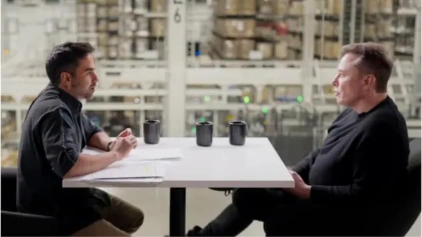 Nikhil Kamath and Elon Musk