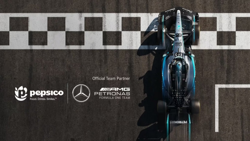PepsiCo announces global partnership with Mercedes-AMG PETRONAS F1