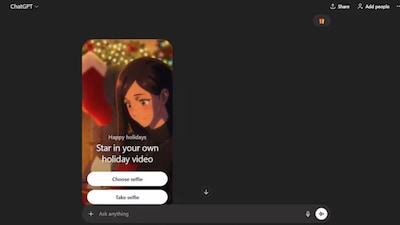 The feature has not been formally announced by OpenAI and appears to be a seasonal addition designed to showcase Sora’s capabilities.