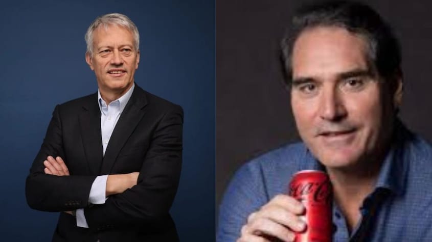 James Quincey (left) andHenrique Braun (right)