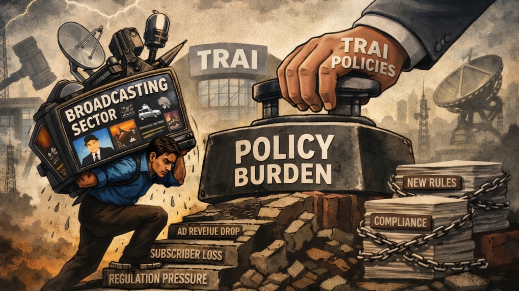 Broadcasting at policy crossroads amid revenue pressure: TRAI data shows | TRAI flags transition challenges, pushes for policy reset