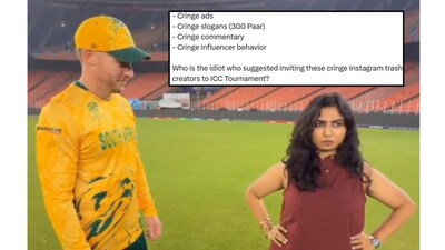 ICC Faces Social Media Backlash Over Influencer Presence at Cricket Tournament