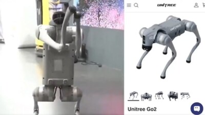 Galgotias told to vacate AI Summit over Unitree Go2 robodog row (X/@NavjyotiPatnaik)