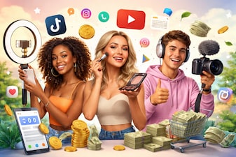 80% campaigns under $300, UGC doubles, TikTok share falls, gender pay gap persists: Report (AI-generated image)
