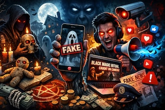 Several recent examples have circulated widely. Videos claiming abandoned hospitals are haunted were later found to be staged.