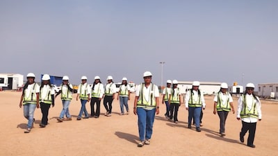 Tata Power Renewable Energy Limited's 'Sun Sheroes' campaign celebrates 19 women, 37% of the workforce, in the 300 MW SECI solar project in Koppal, Karnataka.