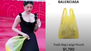 Balenciaga or bust? Rs 1.7 lakh 'trash bag' look steals the Beijing red  carpet - Storyboard18