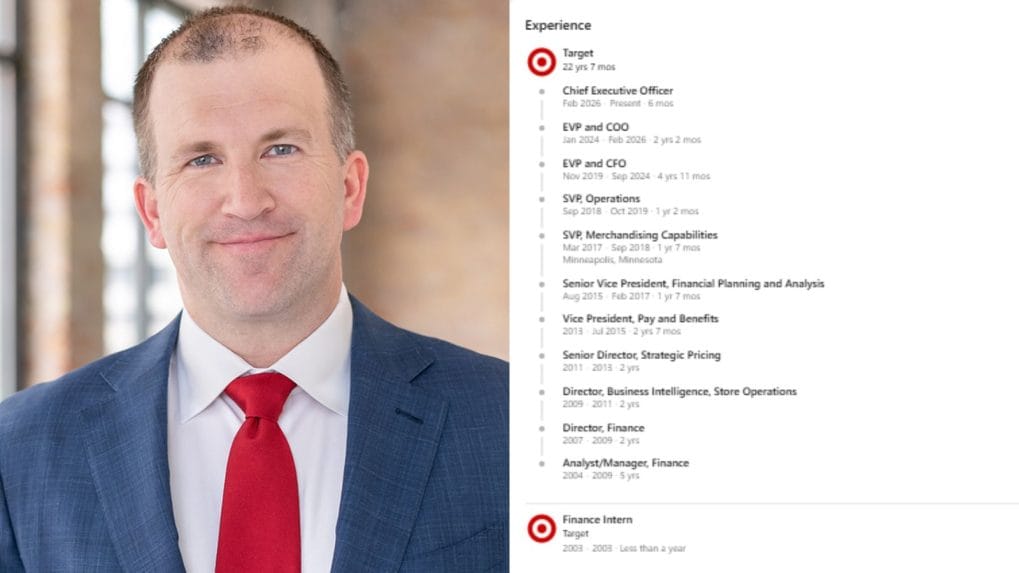 From intern to CEO: Target CEO Michael Fiddelke's 22-year journey to the top pos...