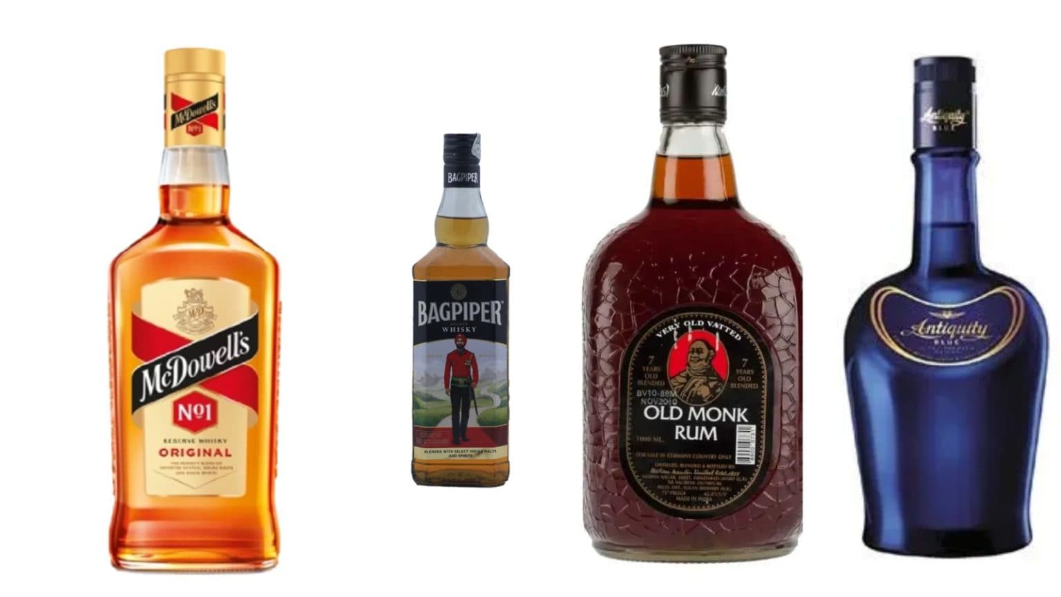 FSSAI bans sale of Old Monk, McDowell's No. 1, Antiquity Blue, Bagpiper:  Here's why - Storyboard18