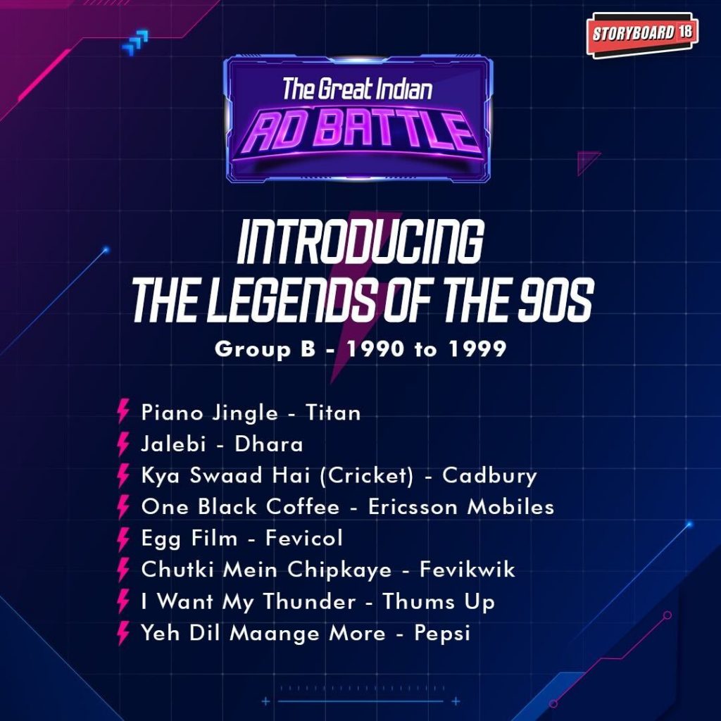 The legends of the 90s are here to remind you how it was a memorable decade for most Indians. Which ad are you betting on?