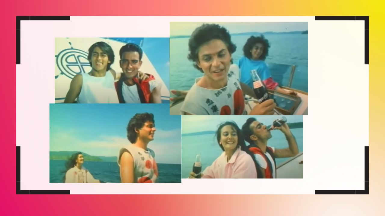 Kailash Surendranath recalls that in those days, models were seen as stars and advertising was considered as an aspirational profession. After much research and auditioning, Aarti Gupta and Ayesha Durt, Vanessa Vaz, Shiraz Merchant, Sunil Nischol and Salman Khan came on board. (Stills from the ad)