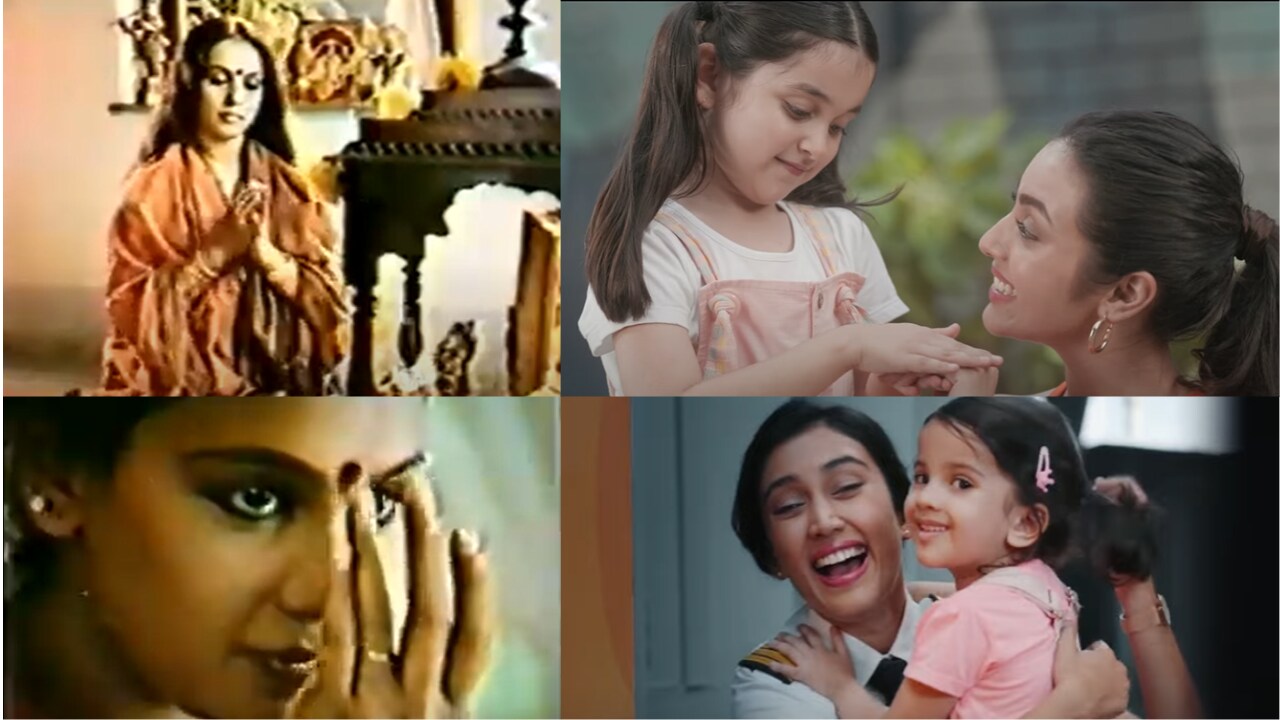 In 1985, Santoor was launched as a soap with ingredients like sandalwood and turmeric. Santoor was relaunched with its classic sandalwood and turmeric soap Santoor Orange and introduced a new campaign which was developed by Fortuity Communications, an event management, advertising and marketing company. (Stills from the ad)