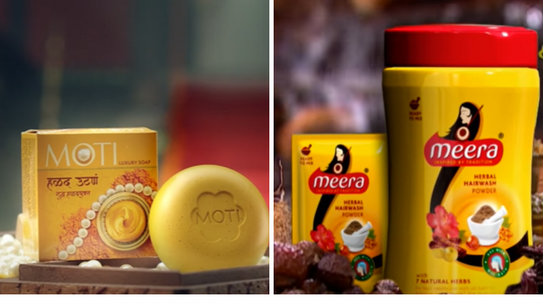 Moti soap and Meera herbal powder - still a popular choice of the masses?