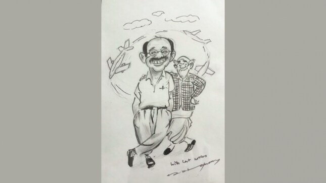 Throwback: How RK Laxman's Common Man became the face of Air Deccan