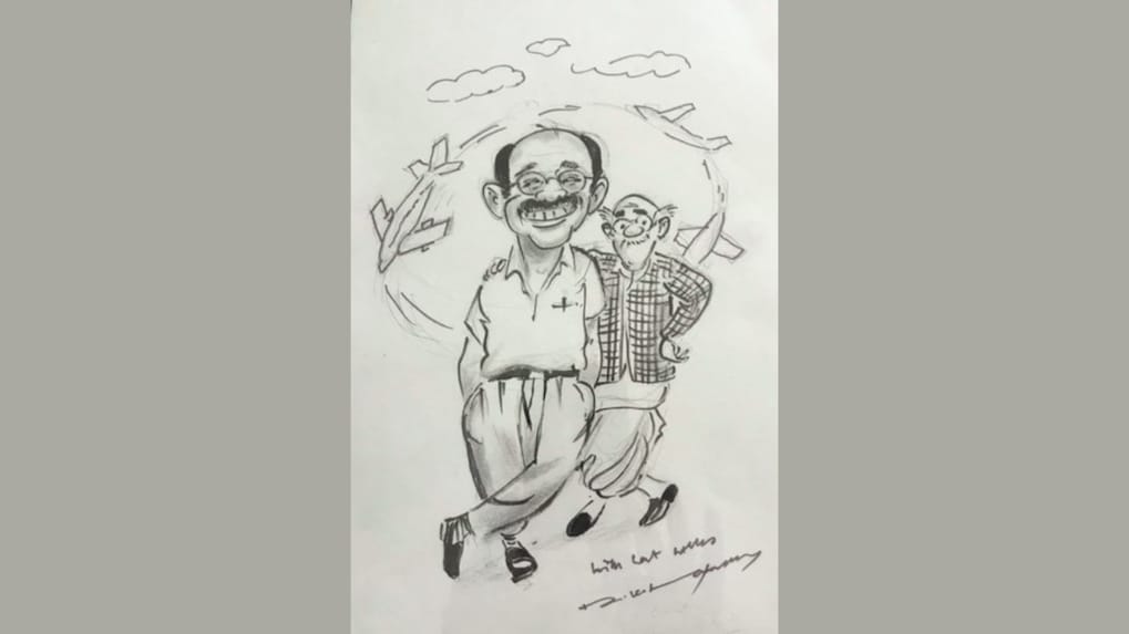 Throwback: How RK Laxman's Common Man became the face of Air Deccan