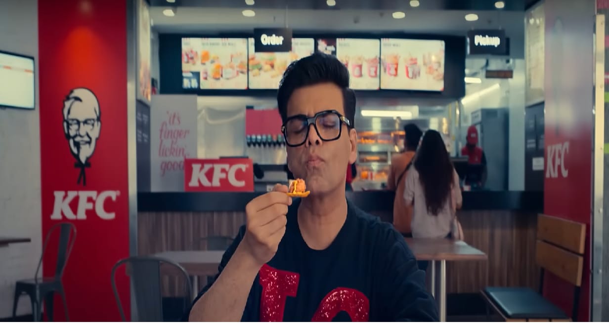 A still from KFC India's ' Yeh snack nahi drama hai' ad.