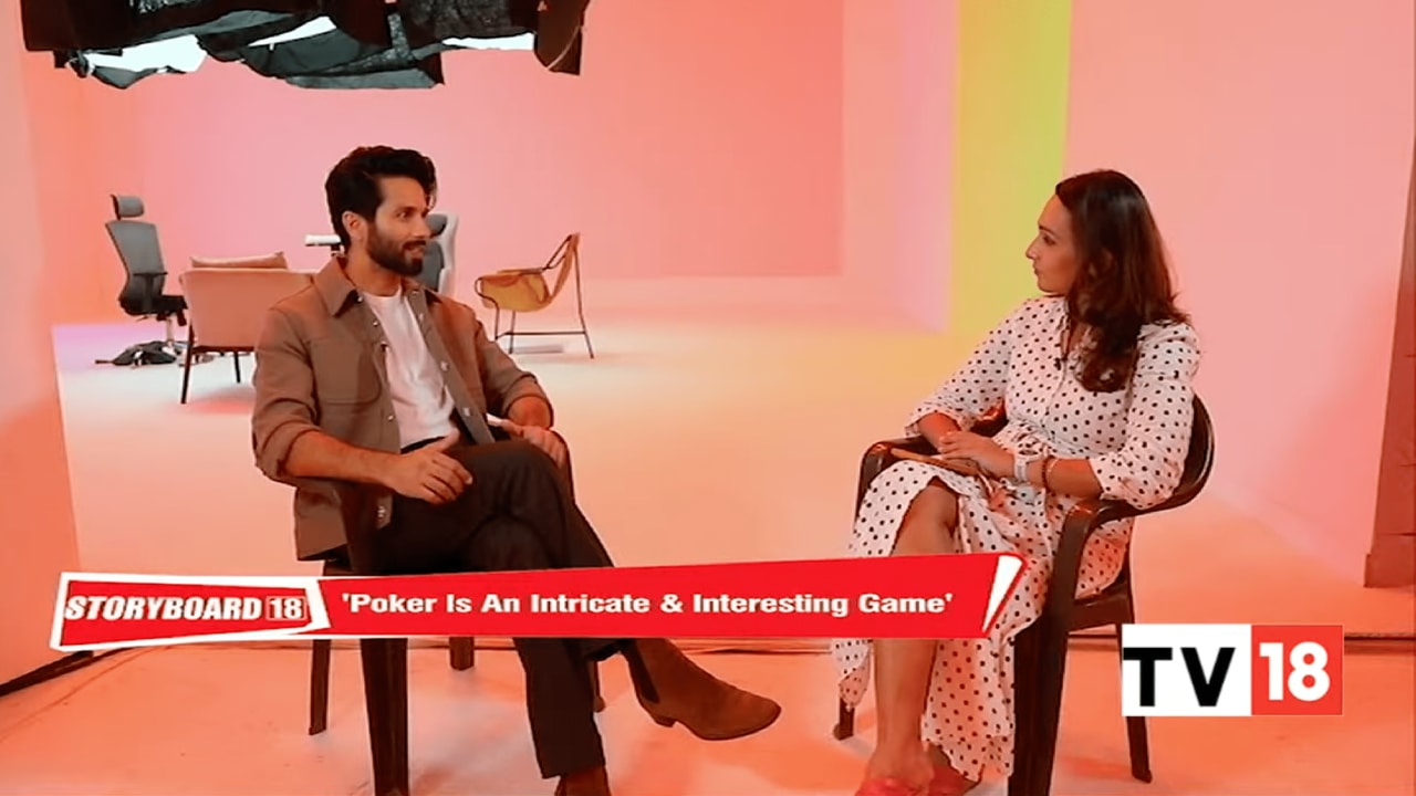 Actor Shahid Kapoor chats with Storyboard18's Shibani Gharat